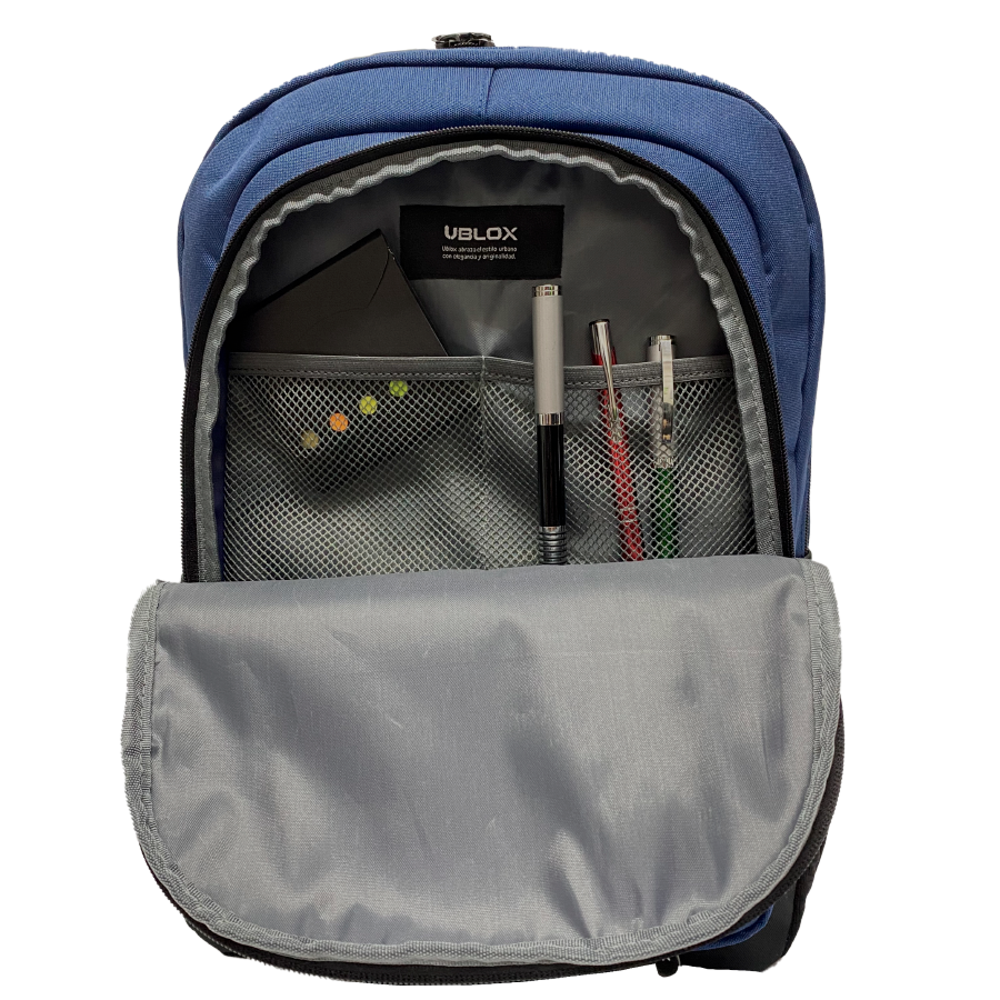 Mochila para Notebook 15.6" UBLOX Ventura Azul – 22L - Imagen 2
