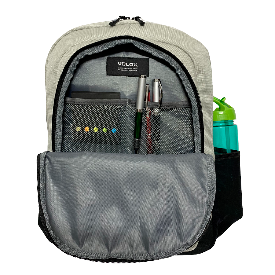 Mochila para Notebook 15.6" UBLOX Ventura Gris – 22L - Imagen 2