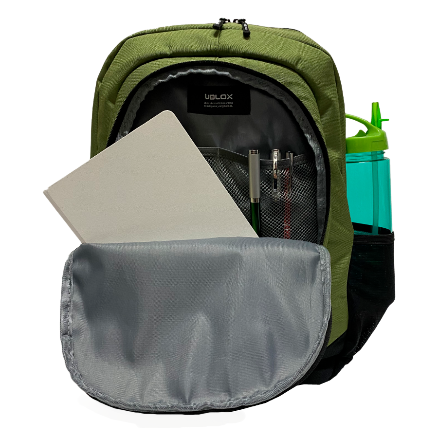 Mochila para Notebook 15.6" UBLOX Ventura Verde Oliva – 22L - Imagen 2
