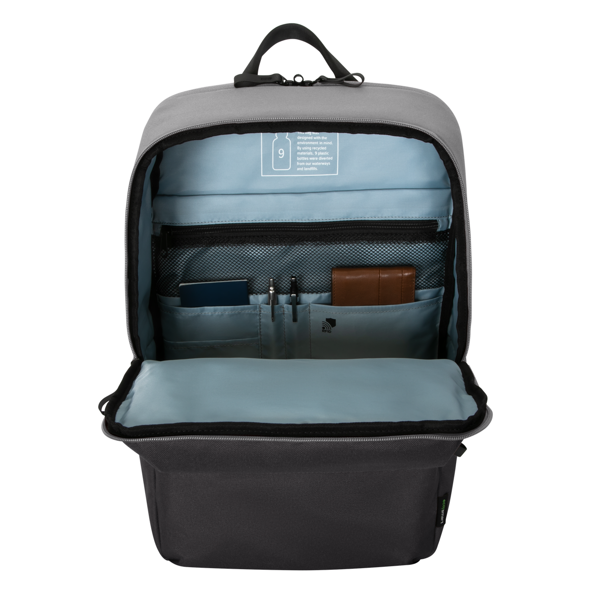 Mochila Targus Sagano EcoSmart® Travel 15.6" Gris – 22L - Imagen 10